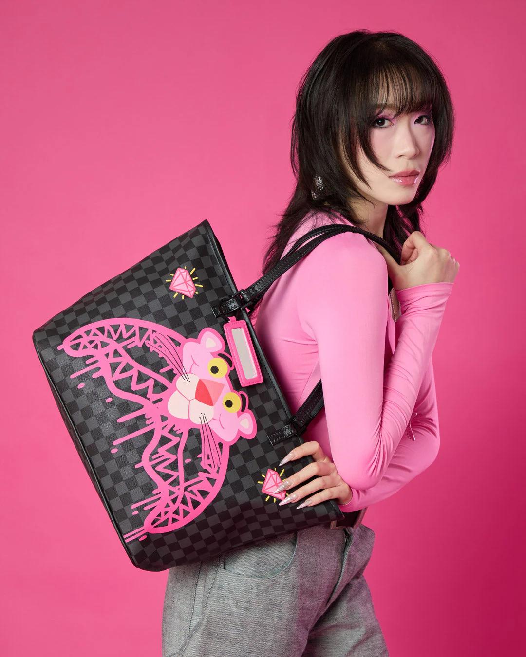 Sprayground PINK PANTHER DIAMOND SHARK TOTE