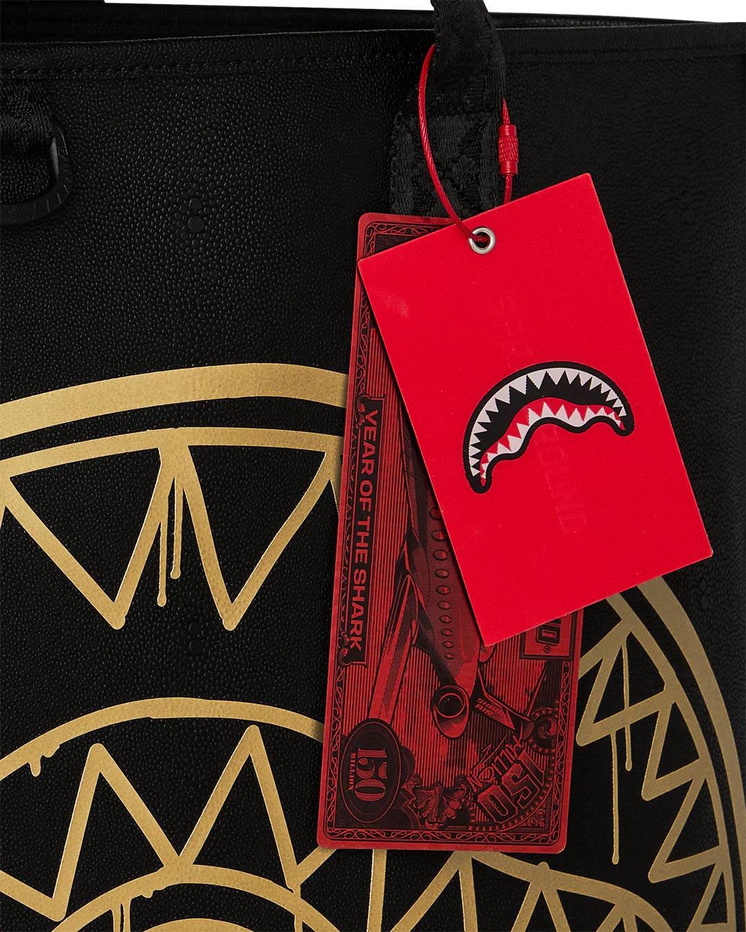 Sprayground GOLD FANG BEACH TOTE