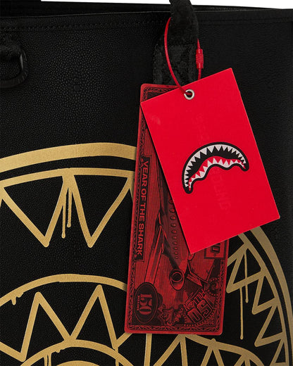 Sprayground GOLD FANG BEACH TOTE