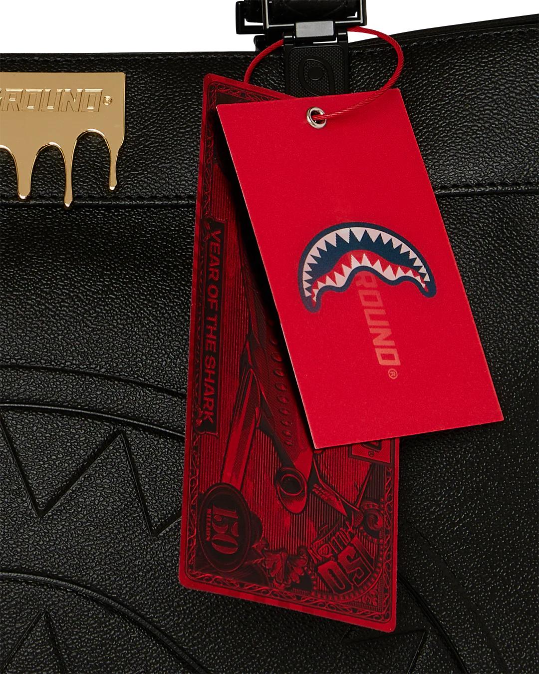 Sprayground GOLD BRICK DRIP TORTUGA TOTE