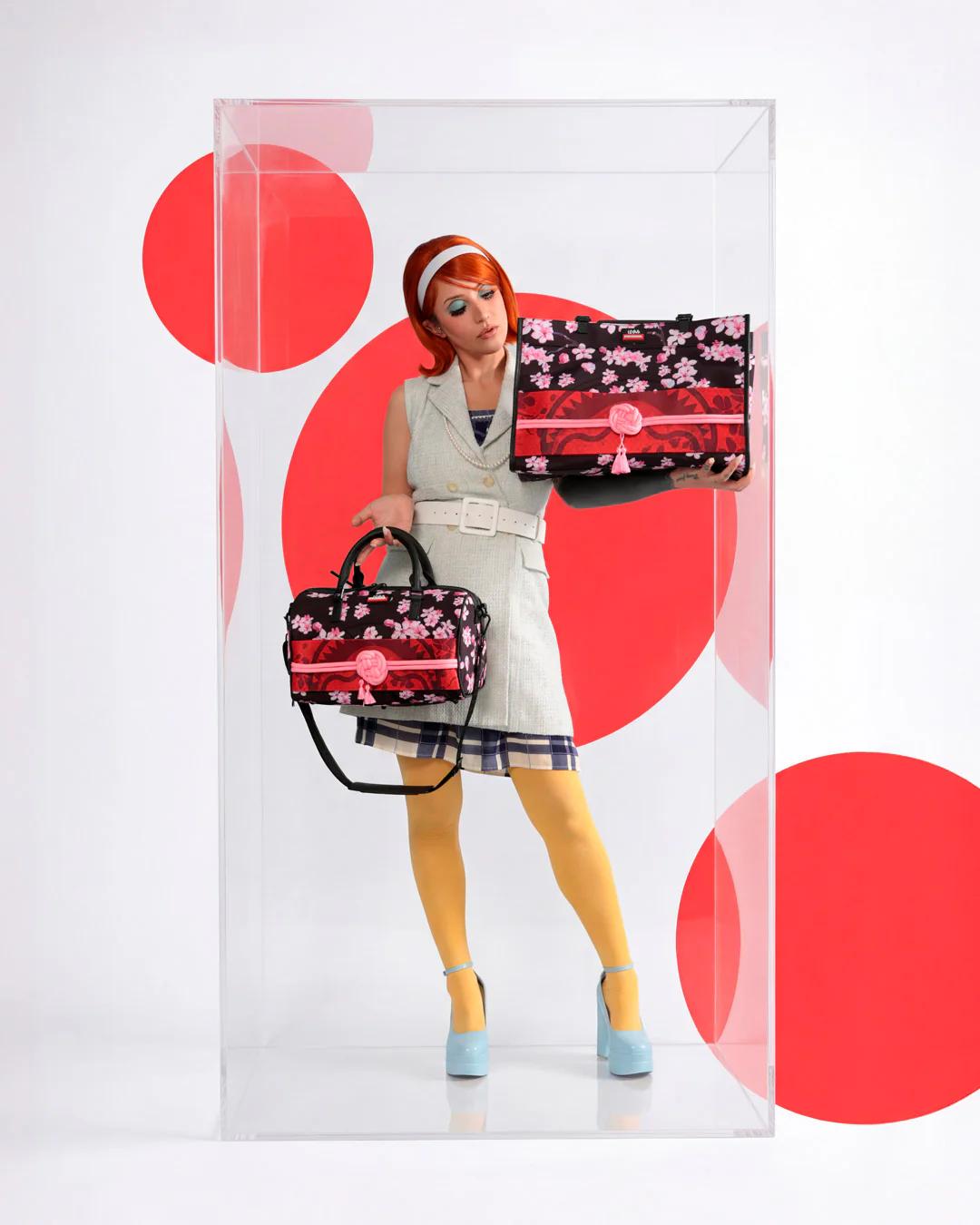 Sprayground OUKA KENRAN HAYUMI HOKAZANO OFFICIAL COLLAB TORTUGA TOTE