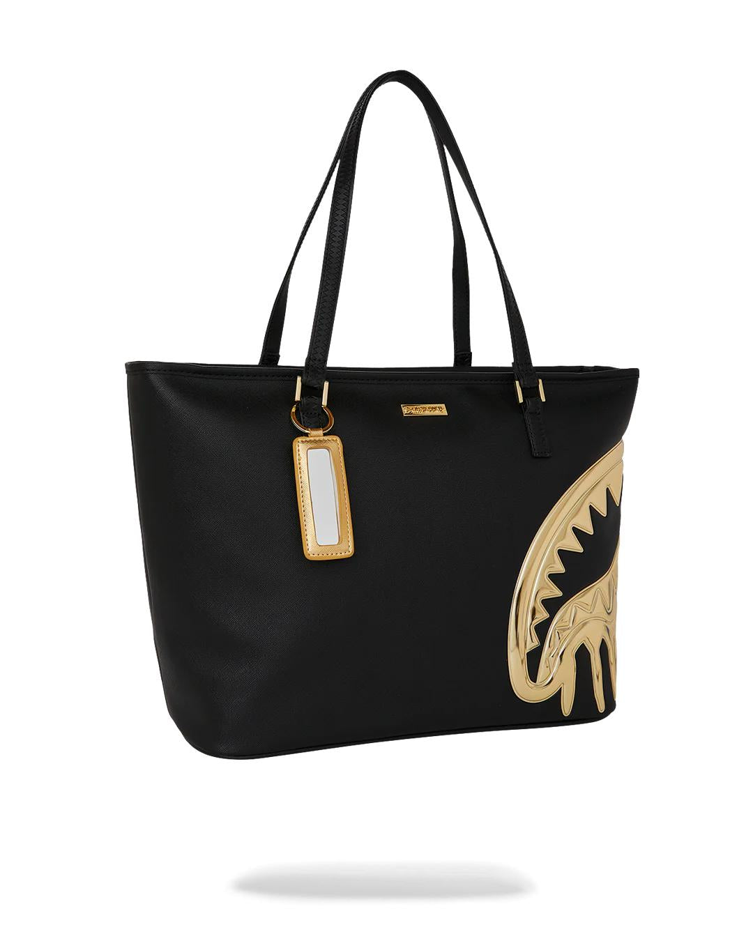 Sprayground GOLDHEART SHARK DRIP TOTE
