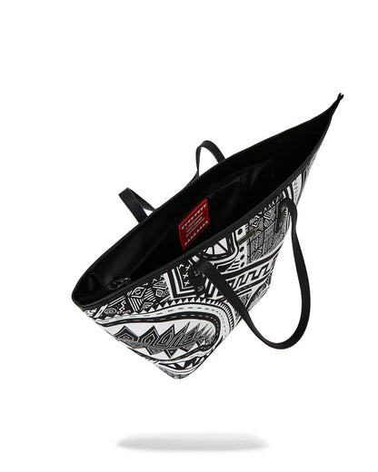 Sprayground A.I. AFRICAN INTELLIGENCE THE SKYHAWK WING TOTE - SANDFLOWER COLLAB