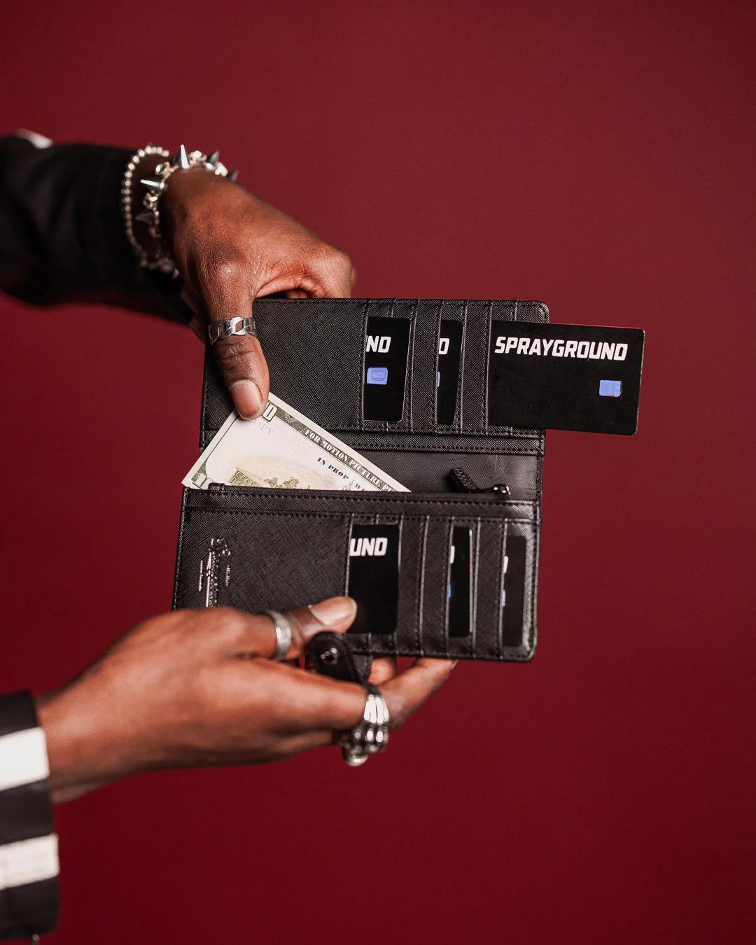Sprayground MIDNIGHT CHATEAU SINGLE-FOLD WALLET
