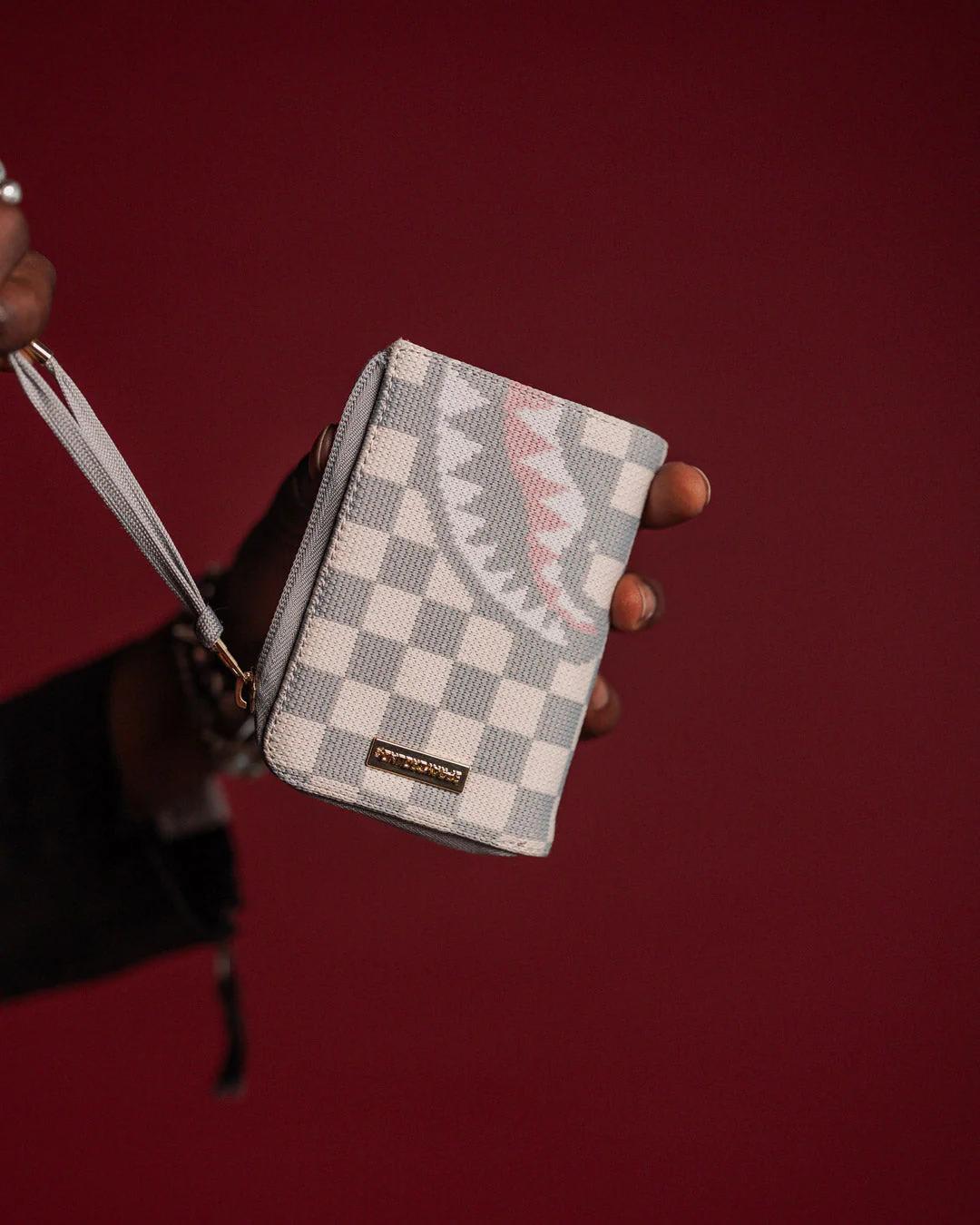 Sprayground KNIT SHARKS IN PARIS IN CREAM WALLET