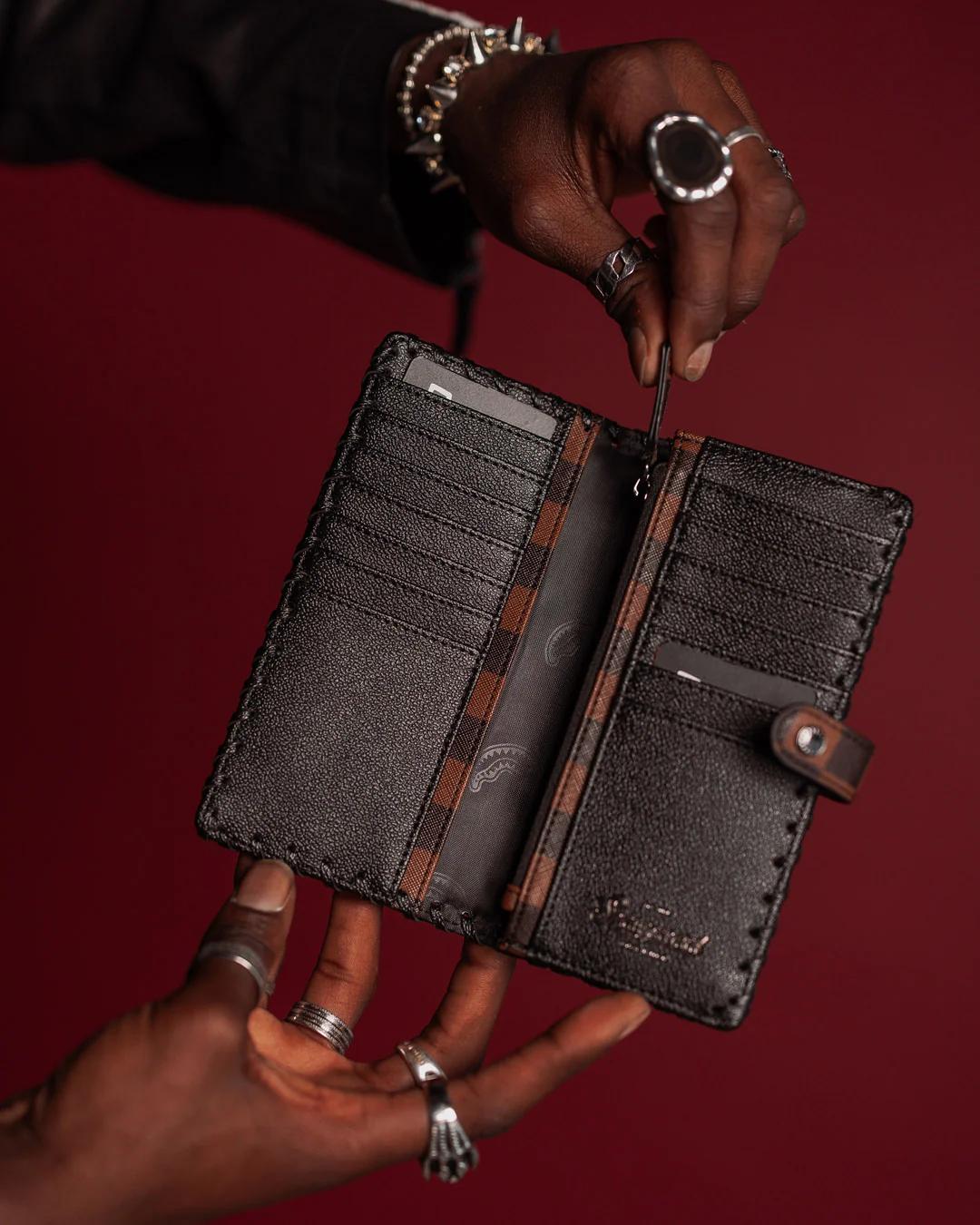 Sprayground CHECKPOINT ROYALE SINGLE-FOLD WALLET