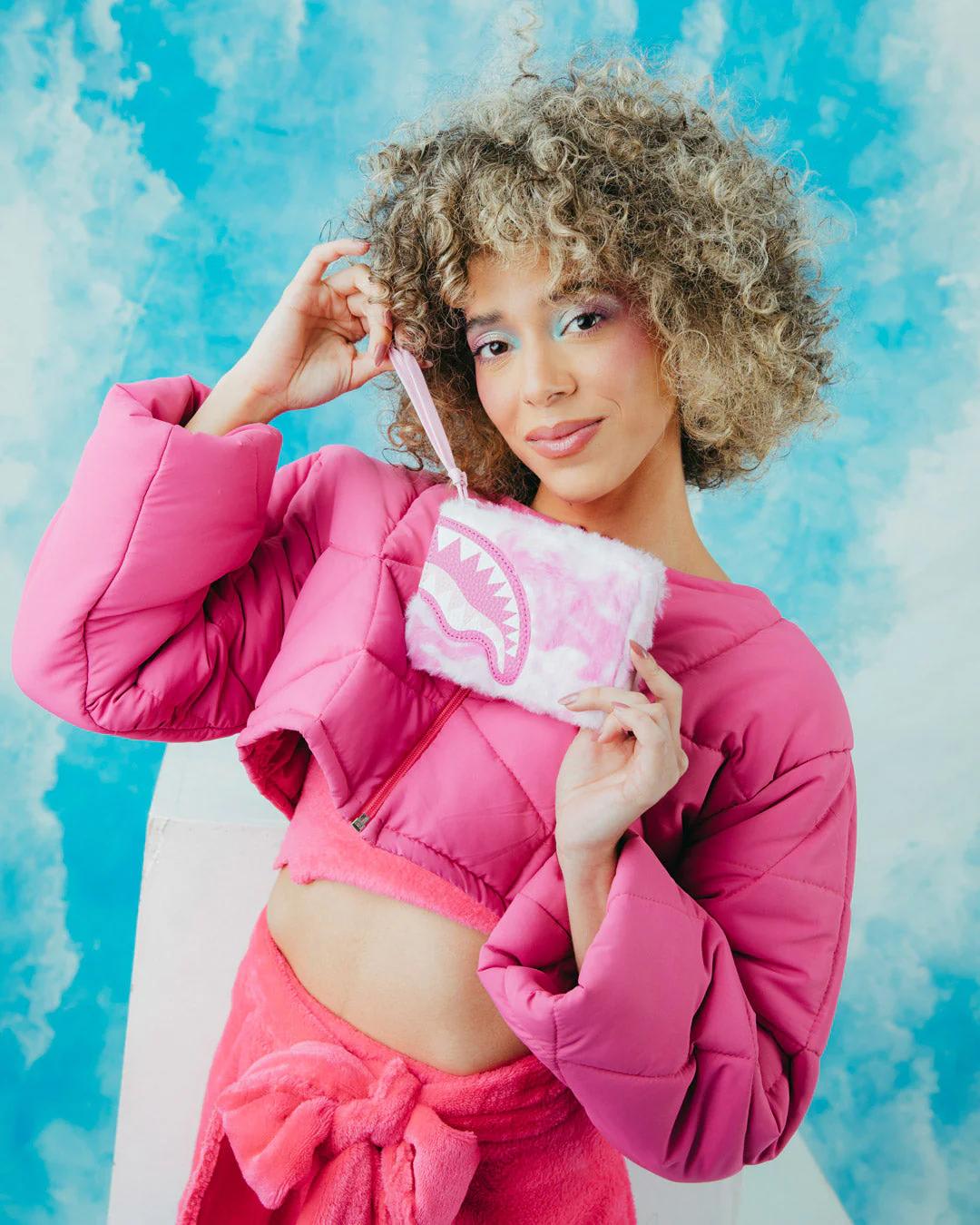 Sprayground FURRROCIOUS IN PINK WALLET