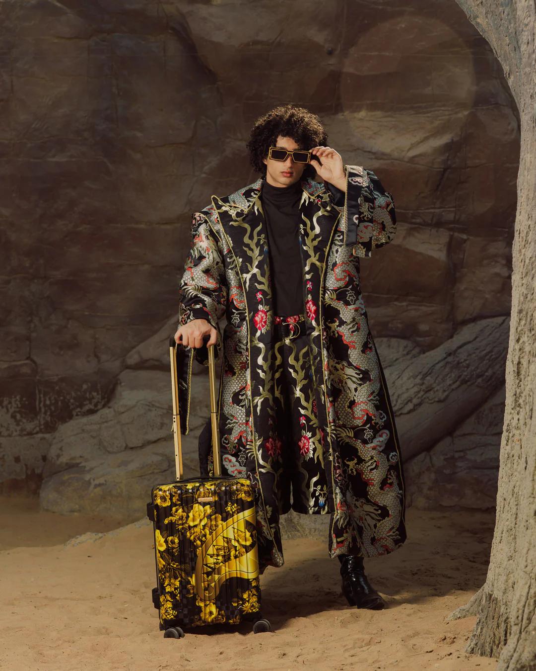 Sprayground BILLIONAIRE BLOOM CARRY-ON LUGGAGE
