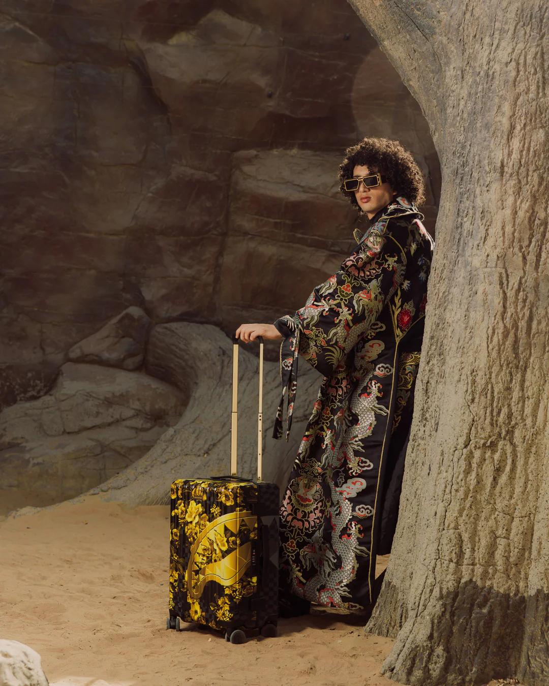 Sprayground BILLIONAIRE BLOOM CARRY-ON LUGGAGE