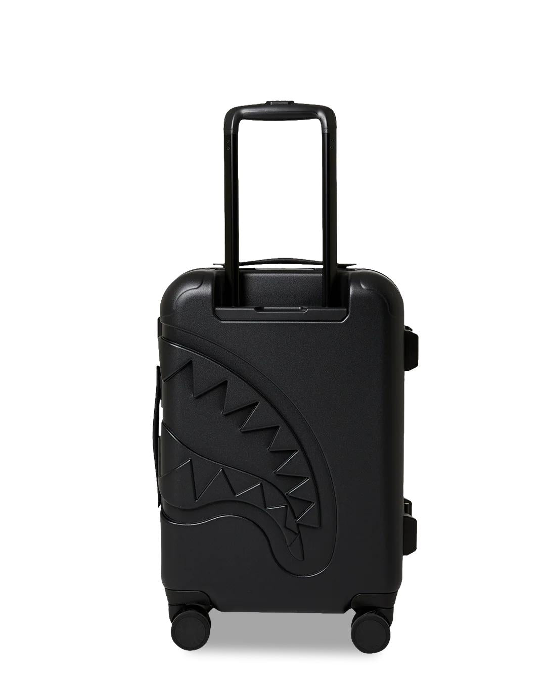 Sprayground THE JOURNEY BEGINS SHARKITECTURE CARRY-ON LUGGAGE BLACK WITH EXTRA STI