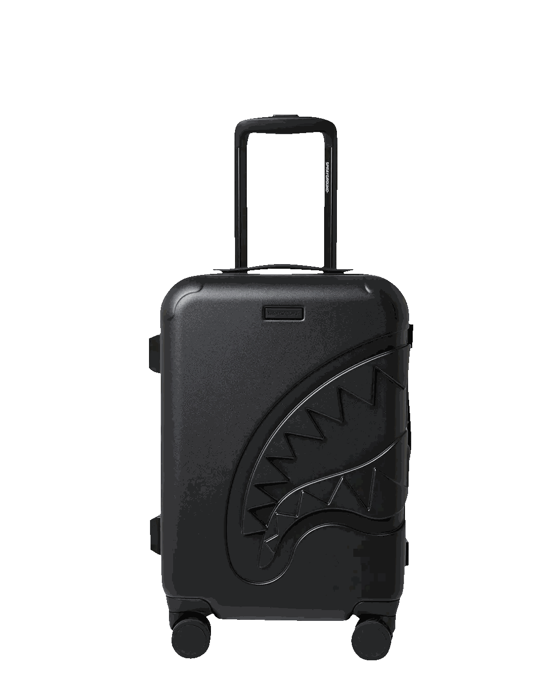 Sprayground THE JOURNEY BEGINS SHARKITECTURE CARRY-ON LUGGAGE BLACK WITH EXTRA STI