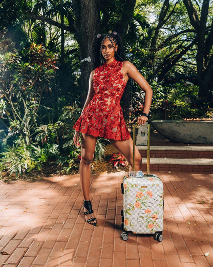 Sprayground A.I. AFRICAN INTELLIGENCE ELEGANT ENERGY SHARKITECTURE CARRY-ON LUGGAG