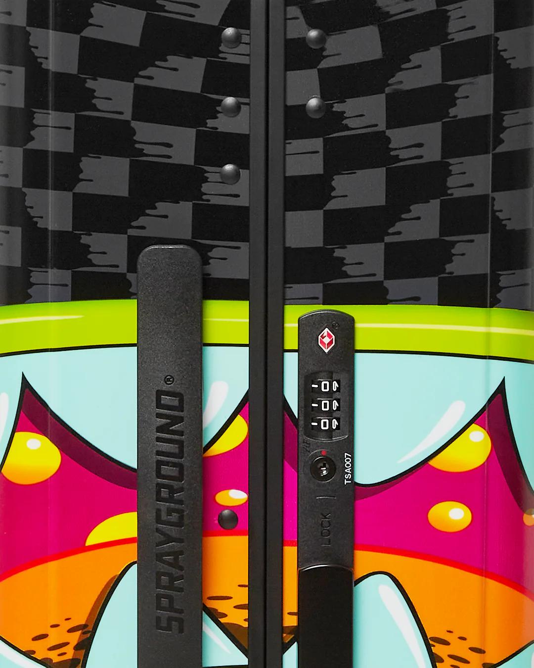 Sprayground SLIME TAKEOVER HARD SHELL CARRY-ON LUGGAGE