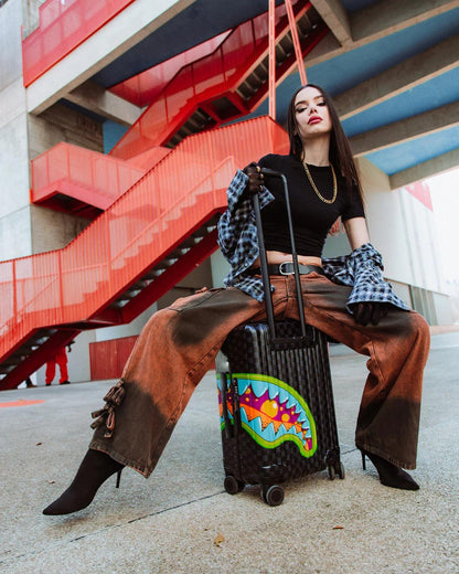 Sprayground SLIME TAKEOVER HARD SHELL CARRY-ON LUGGAGE