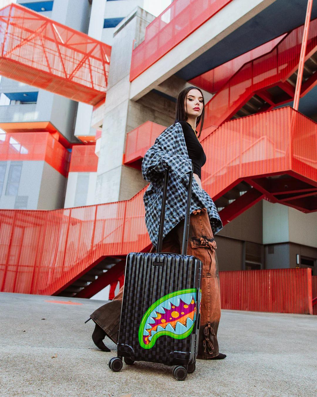 Sprayground SLIME TAKEOVER HARD SHELL CARRY-ON LUGGAGE