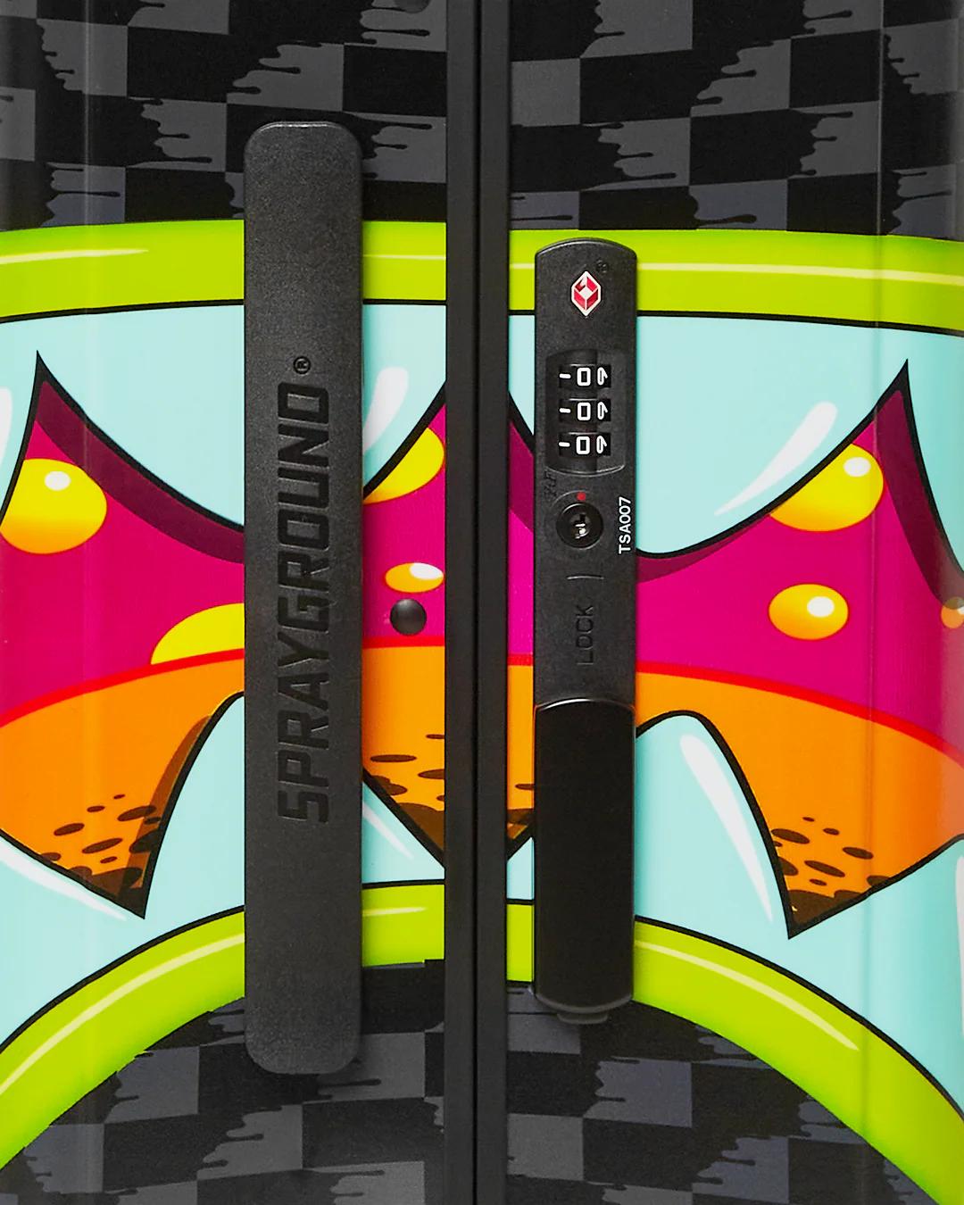 Sprayground SLIME TAKEOVER HARD SHELL CARRY-ON LUGGAGE