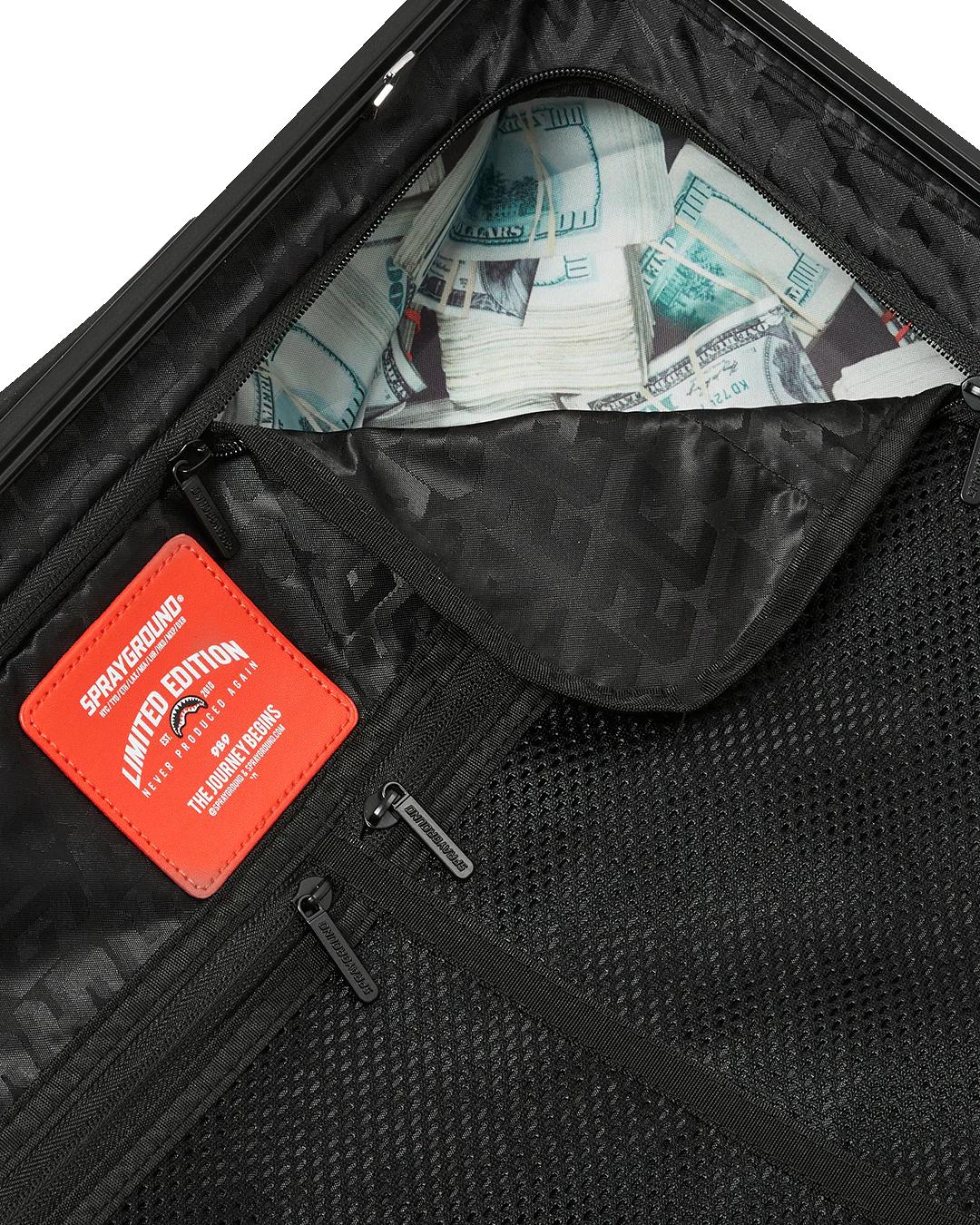 Sprayground MIDNIGHT MAGIC SHARKS IN PARIS HARD SHELL CARRY-ON LUGGAGE