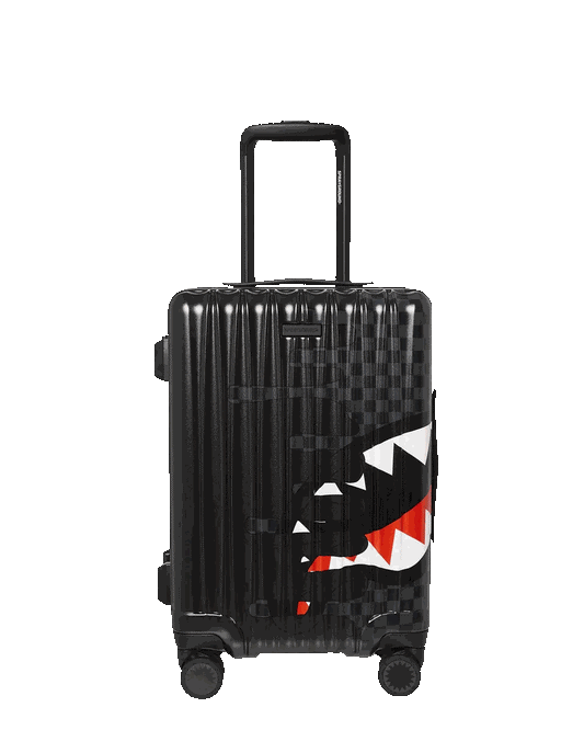 Sprayground SPEED SHARK SIDE SWIPE HARD SHELL CARRY-ON LUGGAGE