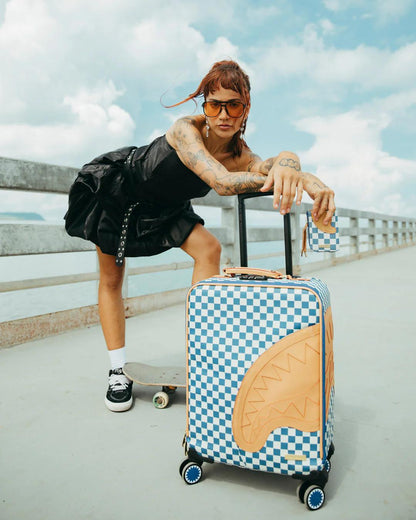 Sprayground NEW SHARK YACHT CLUB IMPERIAL CARRY-ON LUGGAGE