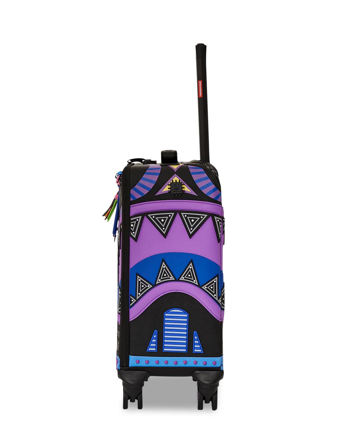 Sprayground A.I. BROOKLYN & BEYOND - SANDFLOWER COLLAB IMPERIAL CARRY-ON LUGGAGE