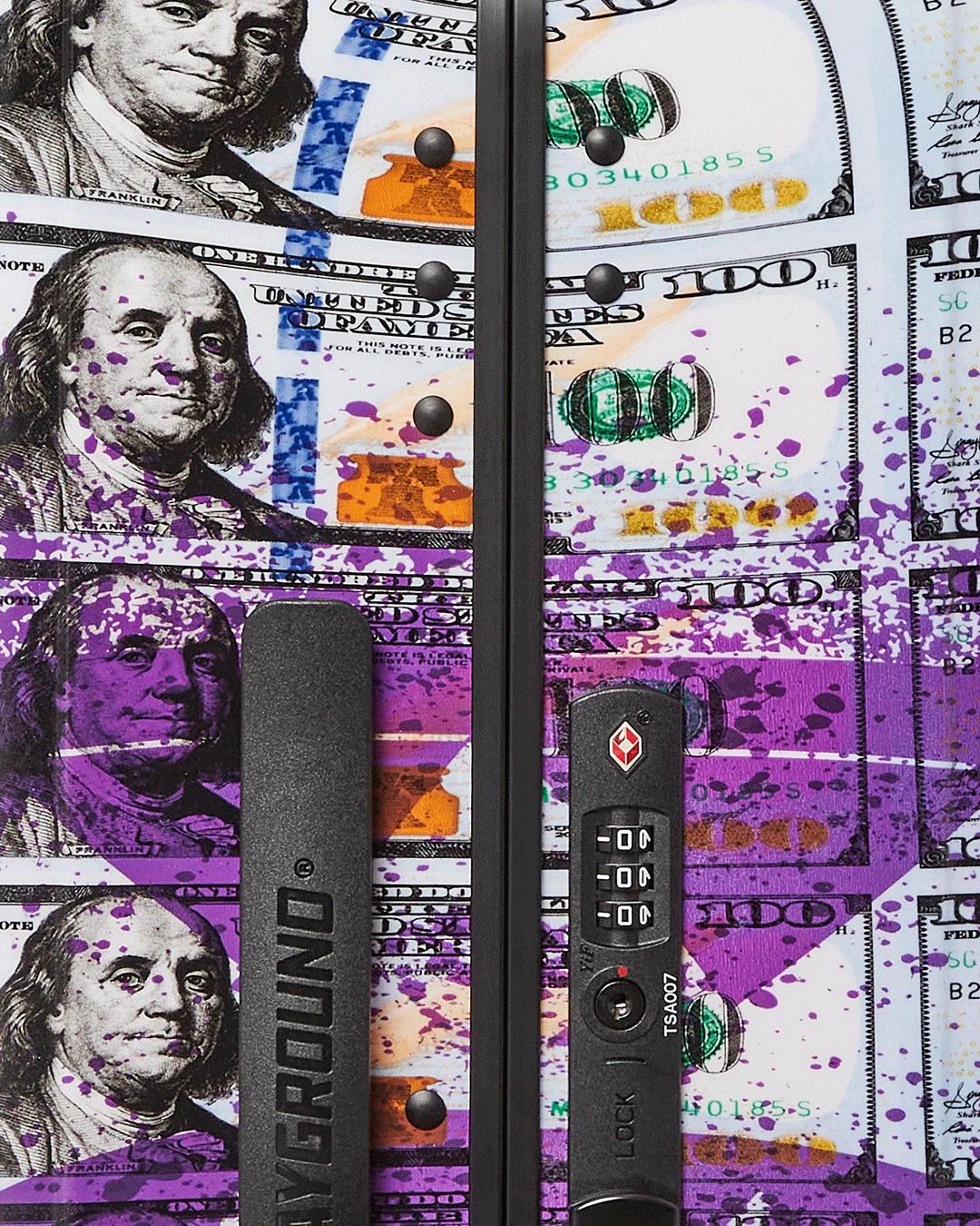Sprayground BILLIONS IN THE BANK HARD SHELL CARRY-ON LUGGAGE