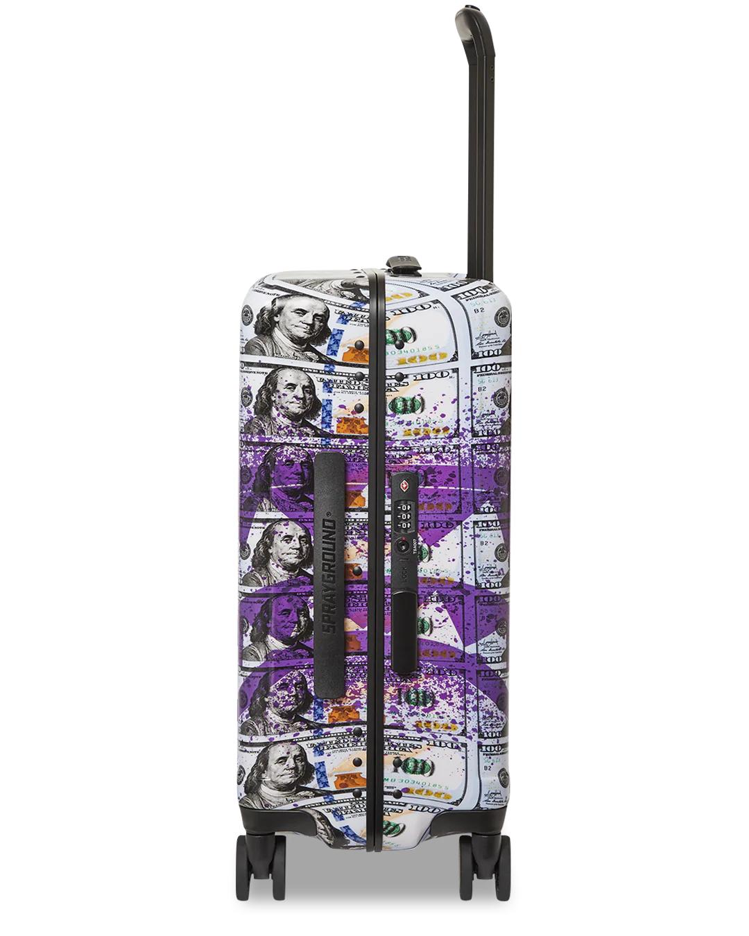 Sprayground BILLIONS IN THE BANK HARD SHELL CARRY-ON LUGGAGE