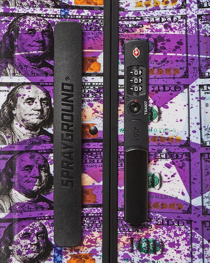 Sprayground BILLIONS IN THE BANK HARD SHELL CARRY-ON LUGGAGE