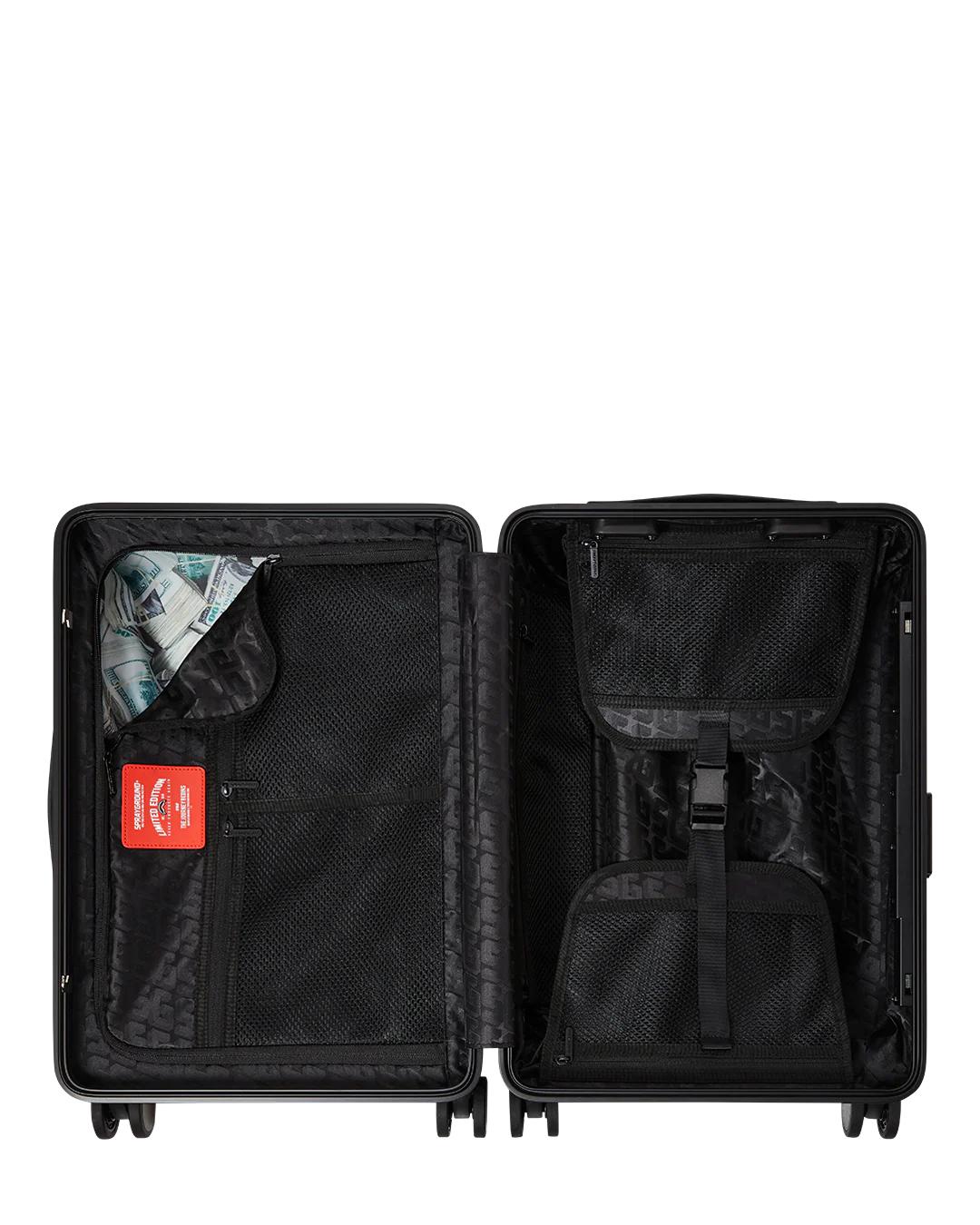 Sprayground NIGHTSHARKS WORLDWIDE SHARKITECTURE CARRY-ON LUGGAGE