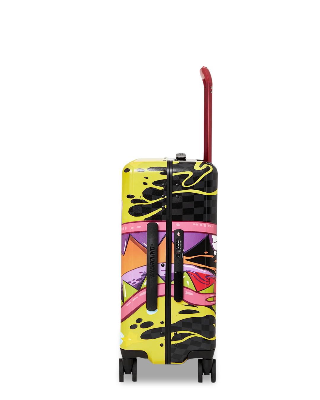 Sprayground SLIME DIME SHARKNAUTICS HARDSHELL CARRY-ON LUGGAGE