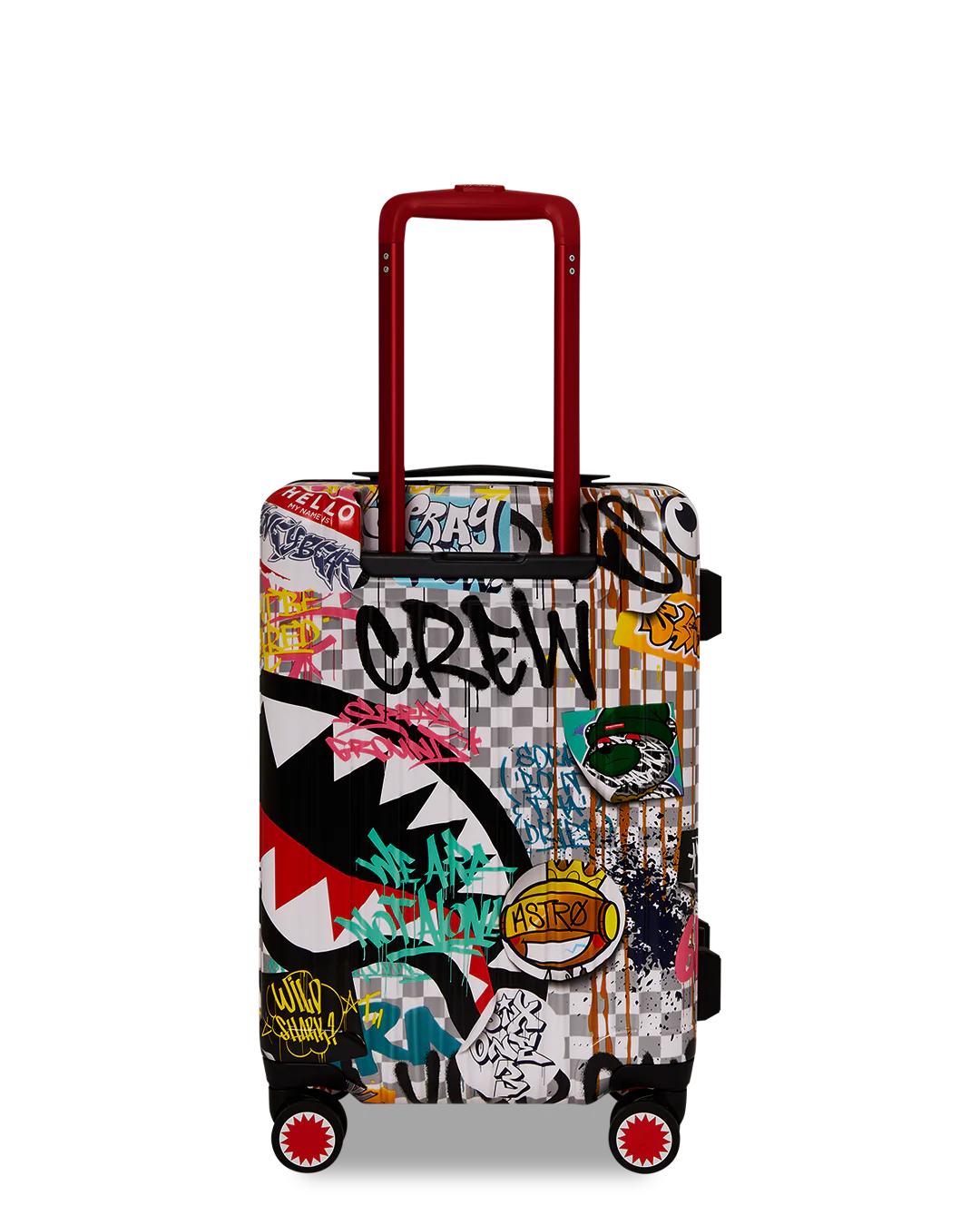 Sprayground CREATE ANOTHER DAY SHARKNAUTICS HARDSHELL CARRY-ON LUGGAGE