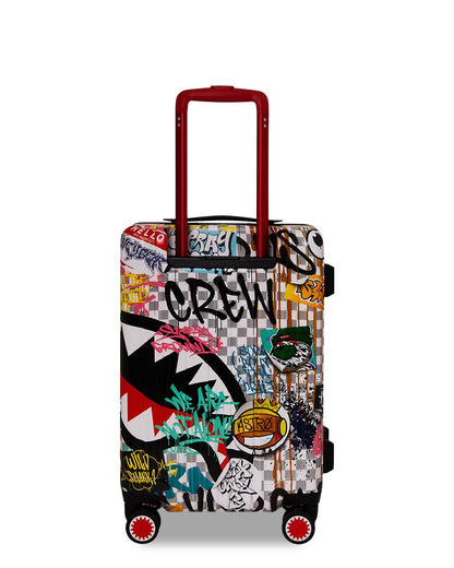 Sprayground CREATE ANOTHER DAY SHARKNAUTICS HARDSHELL CARRY-ON LUGGAGE