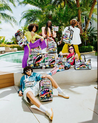 Sprayground CREATE ANOTHER DAY SHARKNAUTICS HARDSHELL CARRY-ON LUGGAGE