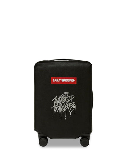 Sprayground REALITY CHECK SHARKITECTURE CARRY-ON JETBLACK LUGGAGE (GOLD HARDWARE)