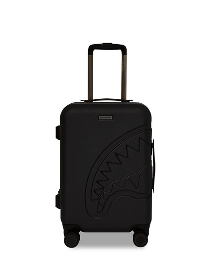 Sprayground REALITY CHECK SHARKITECTURE CARRY-ON JETBLACK LUGGAGE (GUNMETAL HARDWA