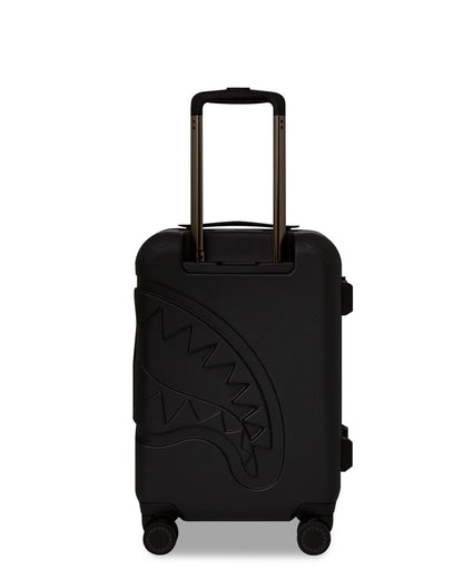 Sprayground REALITY CHECK SHARKITECTURE CARRY-ON JETBLACK LUGGAGE (GUNMETAL HARDWA