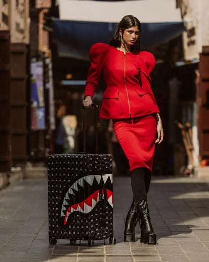 Sprayground SHARK MOB HIDEOUT FULL-SIZE LUGGAGE