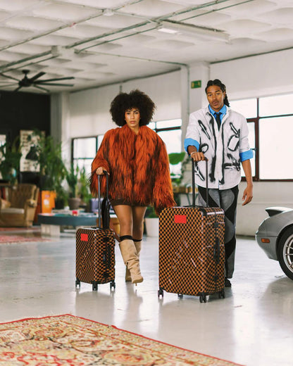 Sprayground KATANA CHECK BOSS FULL-SIZE LUGGAGE