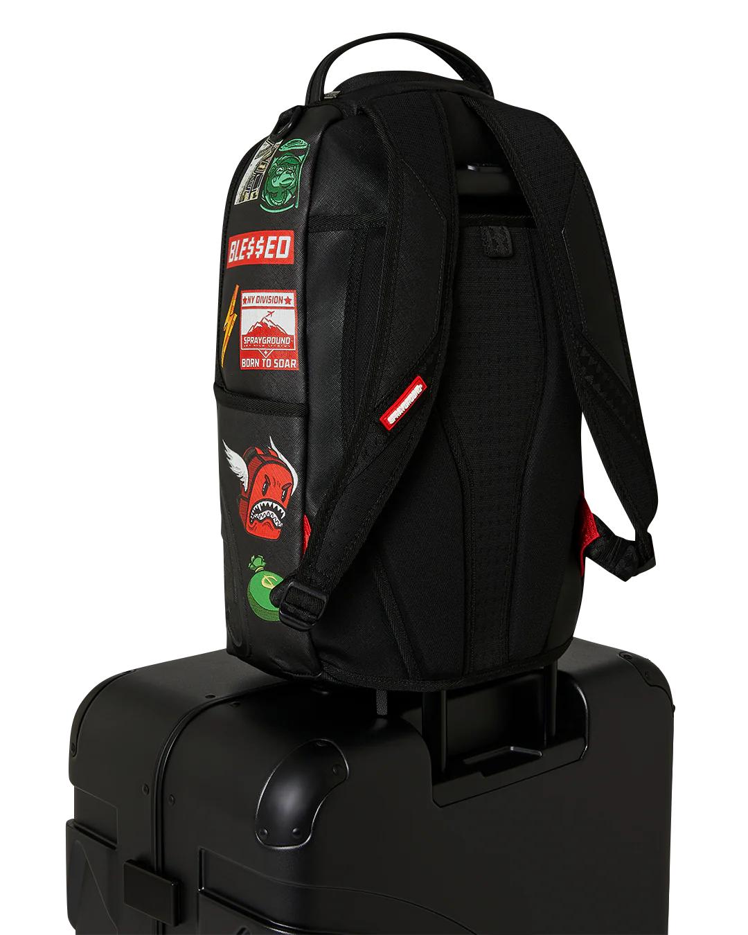Sprayground THE JOURNEY BEGINS SHARKITECTURE FULL-SIZE LUGGAGE