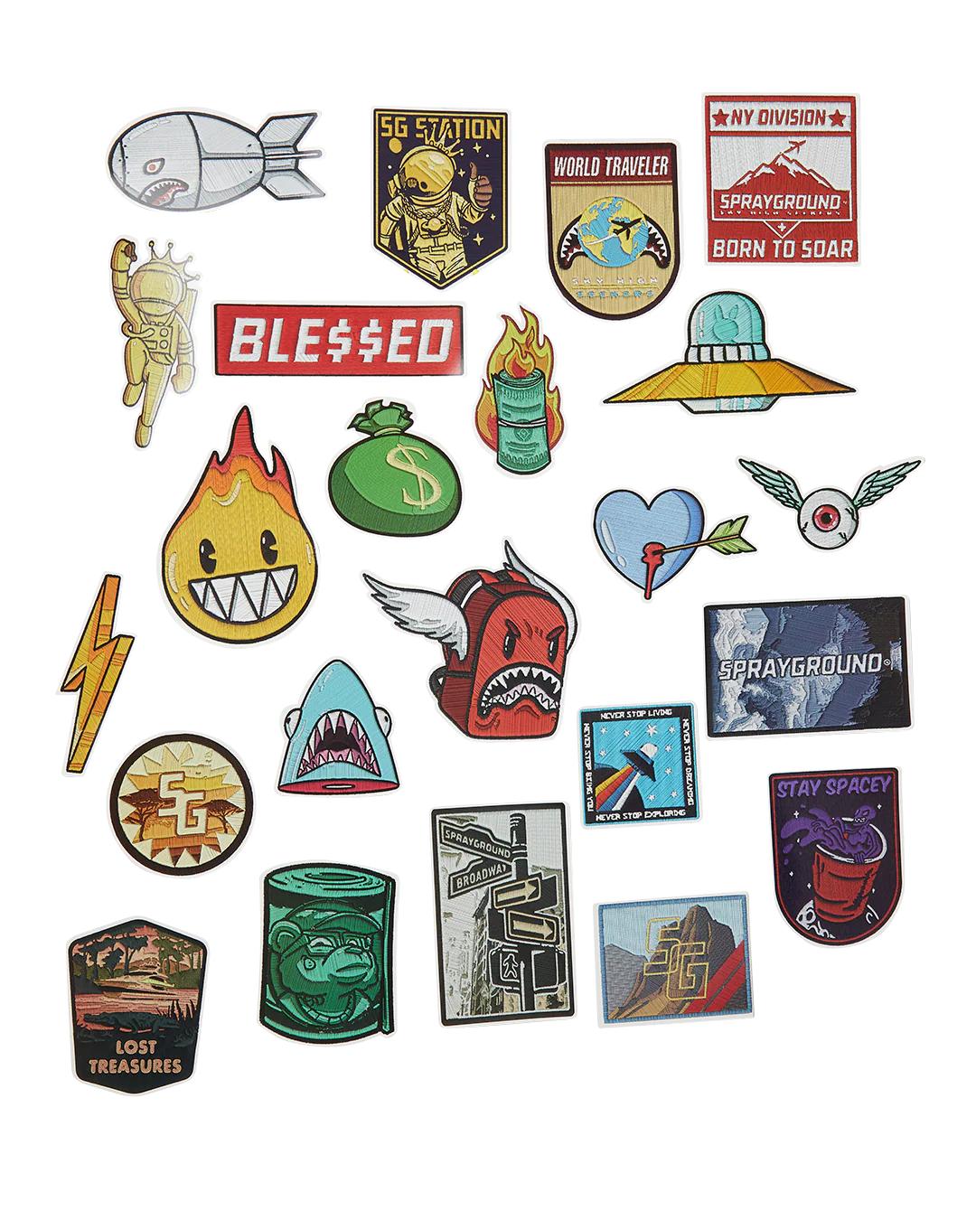 Sprayground THE JOURNEY BEGINS SHARKITECTURE FULL-SIZE LUGGAGE