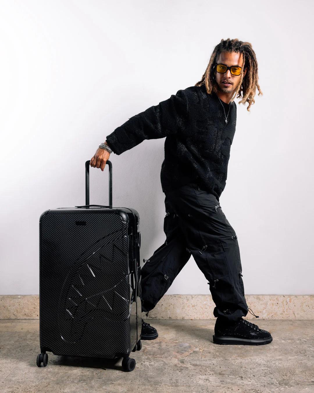 Sprayground NIGHTFALL SHARKITECTURE FULL-SIZE LUGGAGE