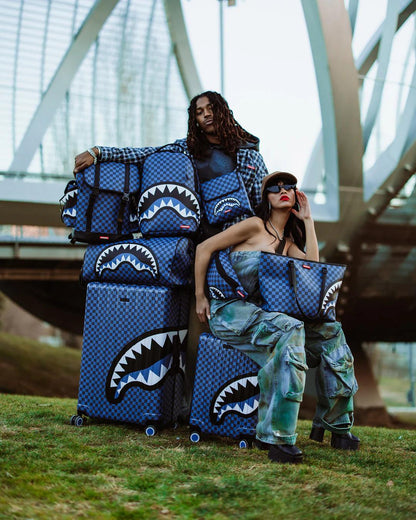 Sprayground MIDNIGHT MAGIC SHARKS IN PARIS HARD SHELL FULL-SIZE LUGGAGE