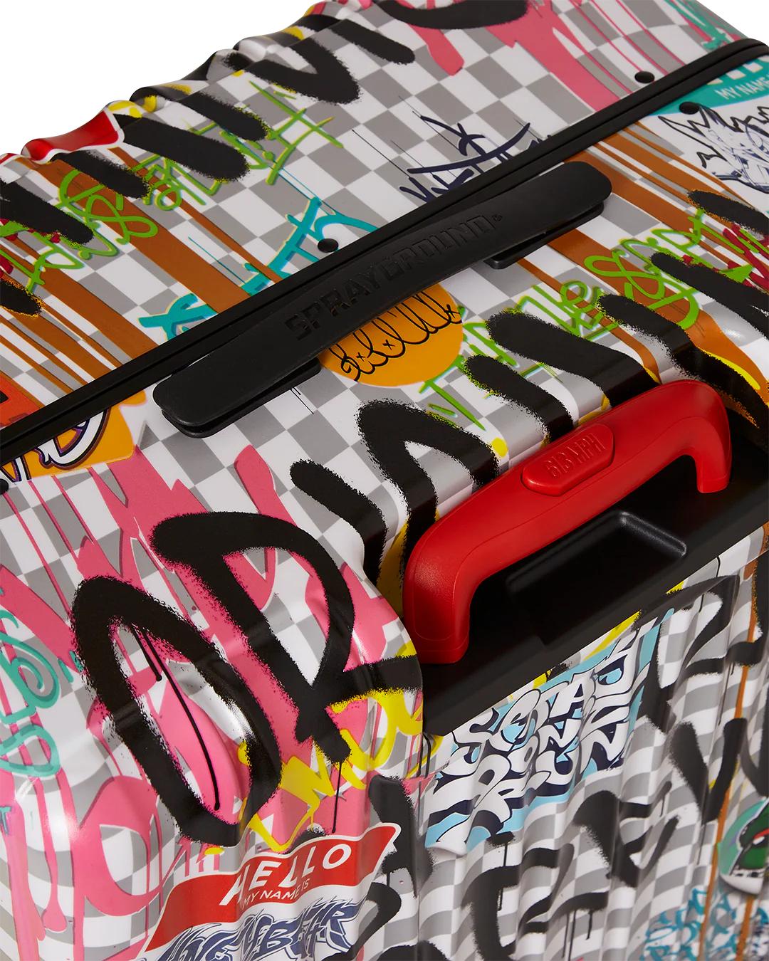 Sprayground CREATE ANOTHER DAY SHARKNAUTICS HARDSHELL FULL-SIZE LUGGAGE