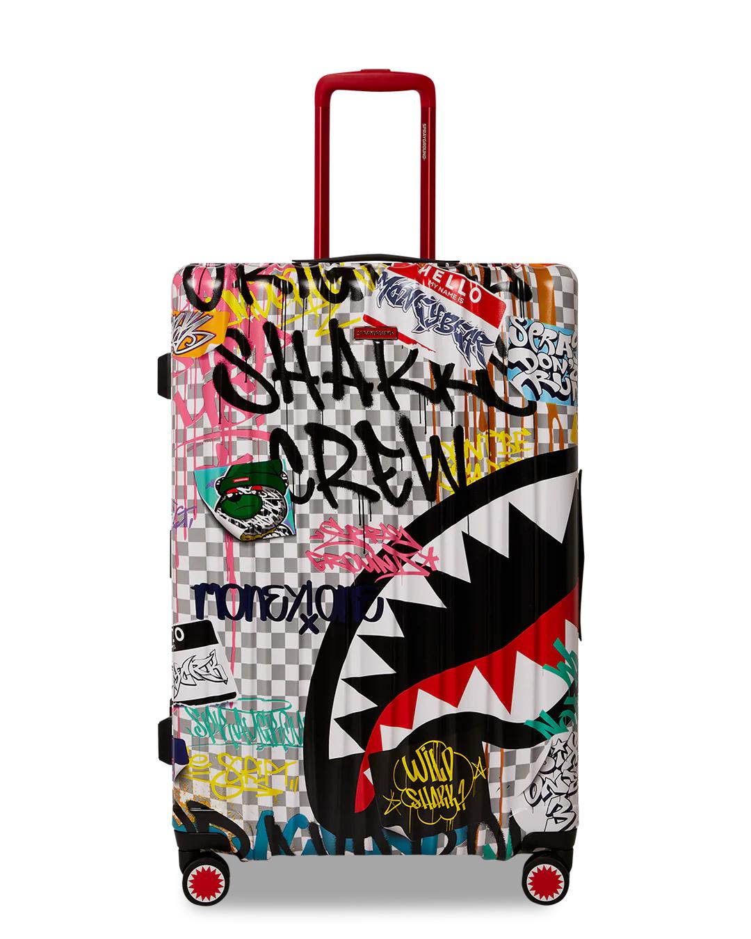 Sprayground CREATE ANOTHER DAY SHARKNAUTICS HARDSHELL FULL-SIZE LUGGAGE