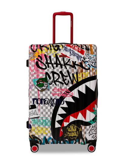Sprayground CREATE ANOTHER DAY SHARKNAUTICS HARDSHELL FULL-SIZE LUGGAGE
