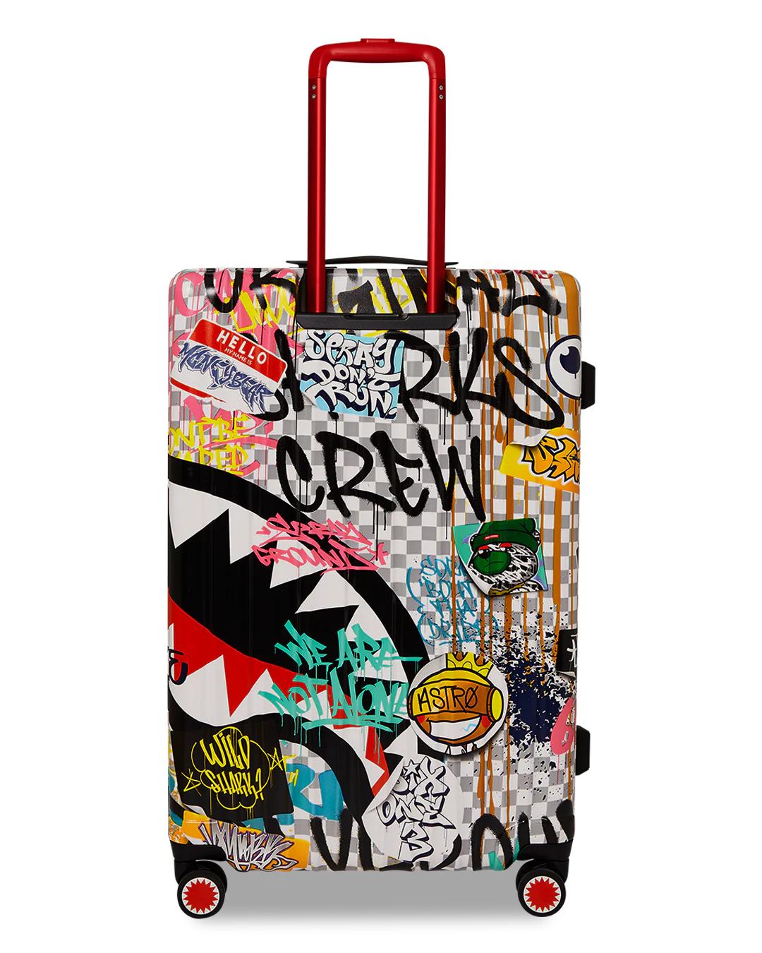 Sprayground CREATE ANOTHER DAY SHARKNAUTICS HARDSHELL FULL-SIZE LUGGAGE