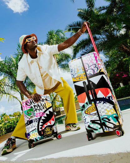 Sprayground CREATE ANOTHER DAY SHARKNAUTICS HARDSHELL FULL-SIZE LUGGAGE