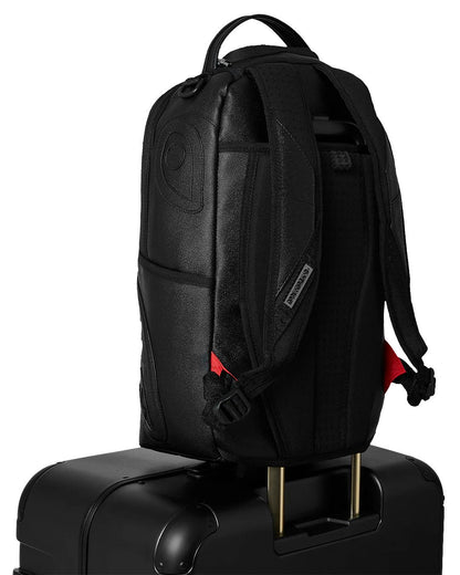 Sprayground REALITY CHECK SHARKITECTURE FULL-SIZE JETBLACK LUGGAGE (GOLD HARDWARE)