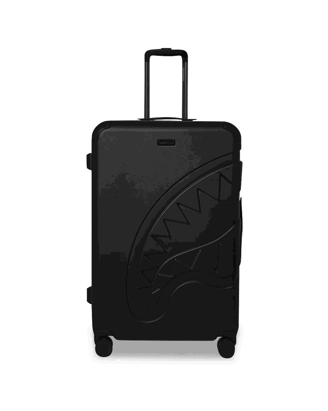 Sprayground REALITY CHECK SHARKITECTURE FULL-SIZE JETBLACK LUGGAGE (GUNMETAL HARDW