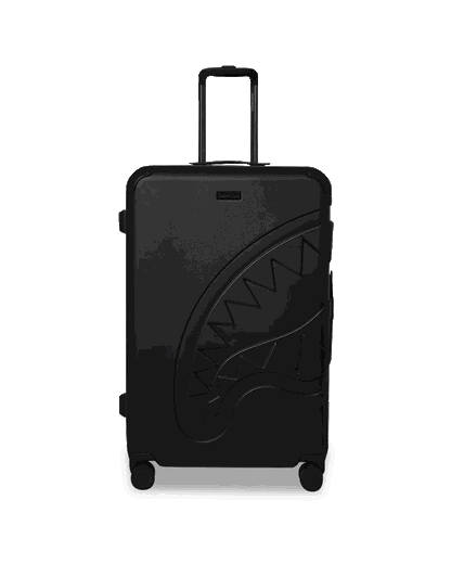 Sprayground REALITY CHECK SHARKITECTURE FULL-SIZE JETBLACK LUGGAGE (GUNMETAL HARDW
