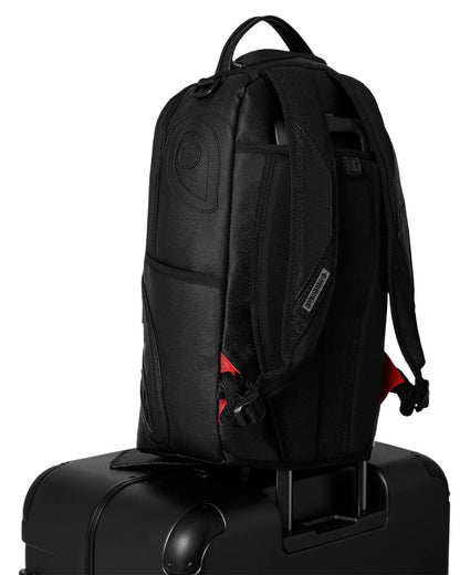 Sprayground REALITY CHECK SHARKITECTURE FULL-SIZE JETBLACK LUGGAGE (GUNMETAL HARDW
